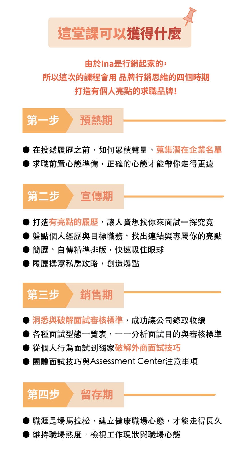 41堂求職必修課─履歷面試全攻略 - Ina Wang